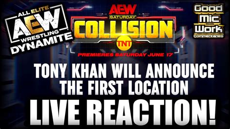 Tony Khan Makes Aew Collision Announcement Aew Dynamite May 24 2023