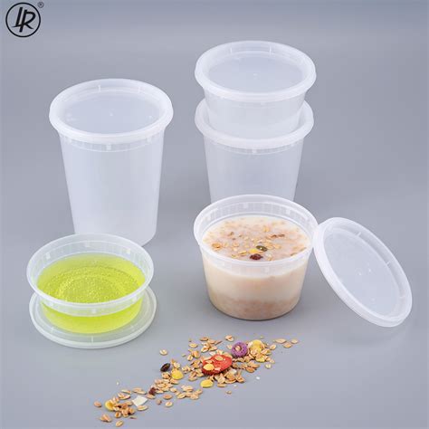 Food Storage Containers With Lids 8oz,12oz,16oz,24oz,32oz Freezer Clear ...