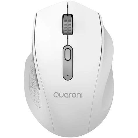 Mouse QUARONI MICTN1 Inalámbrico Ergonómico Receptor USB Goma