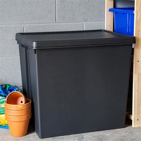 Wham Bam 92 Litre Recycled Heavy Duty Plastic Storage Box And Lid In