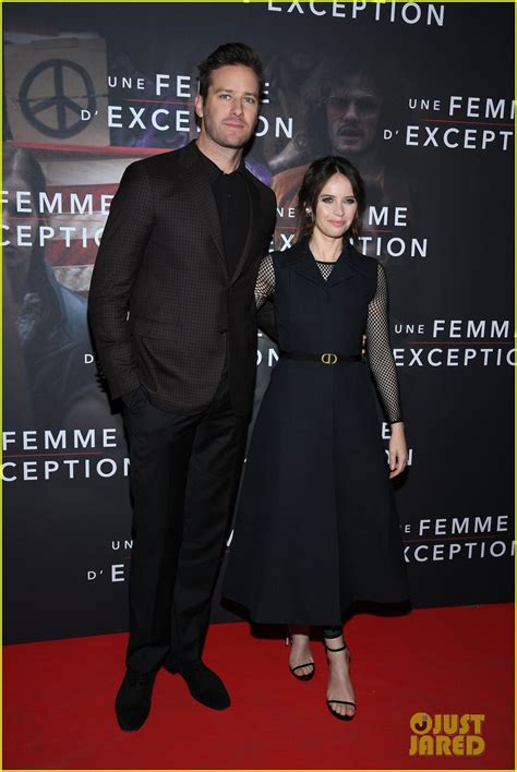 Felicity Jones Armie Hammer Premiere On The Basis Of Sex In Paris