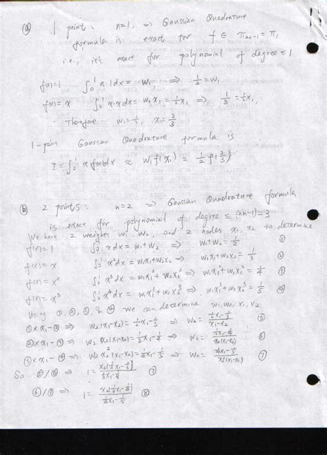 numerical methods - Gaussian quadrature three-point - Mathematics Stack Exchange