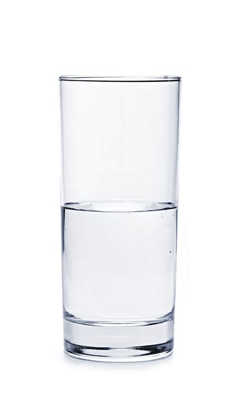 Is The Glass Half Empty Or Half Full Cup Water Optimism Water Glass Png Download 2068 3750