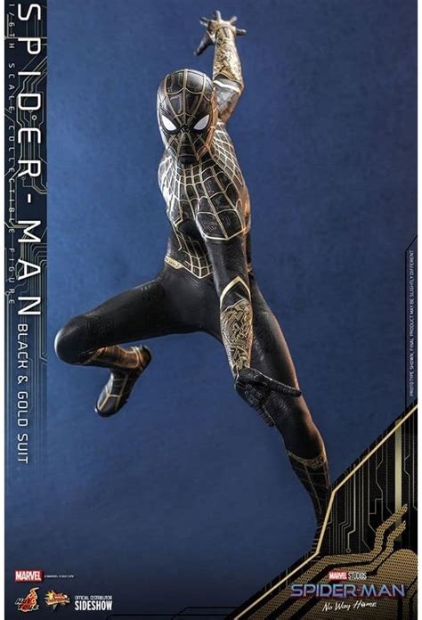 Hot Toys Costume Spider Man Noir Et Dor Spider Man No Way Home Amazon Fr Jeux Et Jouets