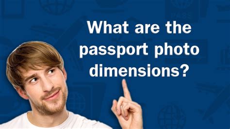 What Are The Passport Photo Dimensions Qanda Youtube