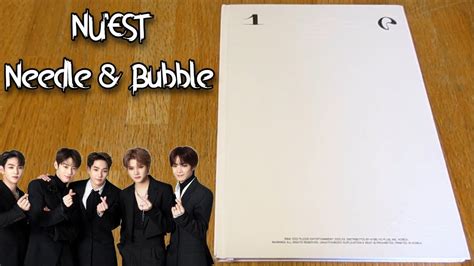 Unboxing Nu Est The Best Album Needle Bubble Youtube