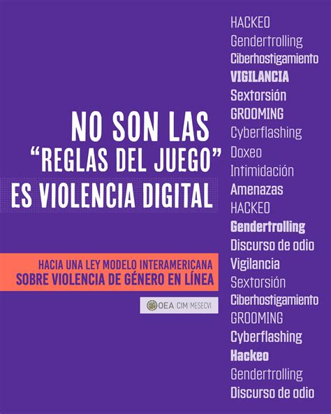 Mesecvi Oea Cevi On Twitter Es Violencia De G Nero En L Nea Recibir