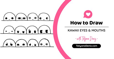 How to Draw Kawaii Eyes and Mouths