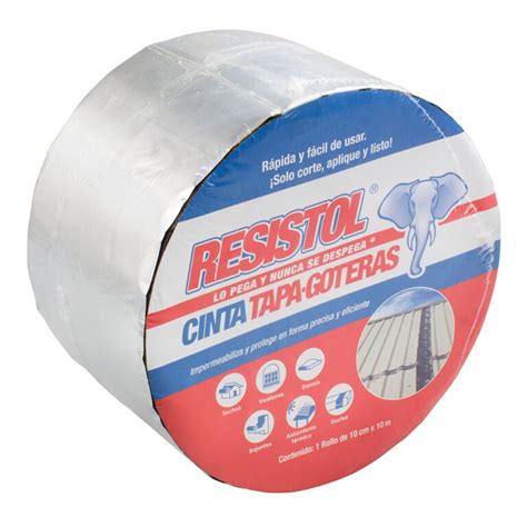 Arsa Resistol Cinta Tapa Goteras Rollo Cmx M