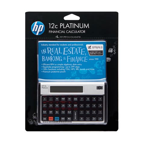 HP 12c Platinum Financial Calculator