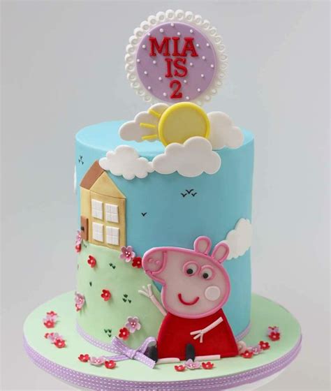 Pin by Veronika Hlušičková Petrů on dorty Peppa pig birthday Peppa