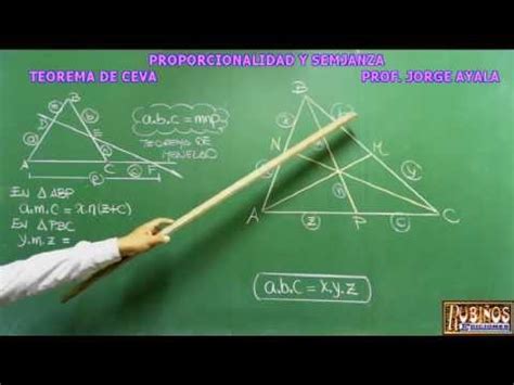 TEOREMA DE CEVA DEMOSTRACION DE PROPORCIONALIDAD GEOMETRICA YouTube