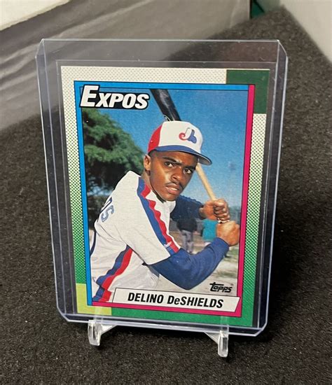 Delino Deshields Rookie 1990 Topps Card 224 Montreal Expos RC EBay