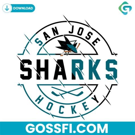 Vintage San Jose Sharks Hockey Team Nhl Svg Gossfi