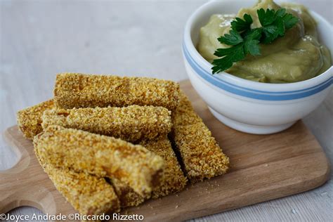 Maionese Di Avocado Con Bastoncini Di Tofu Al Forno Joyce Andrade