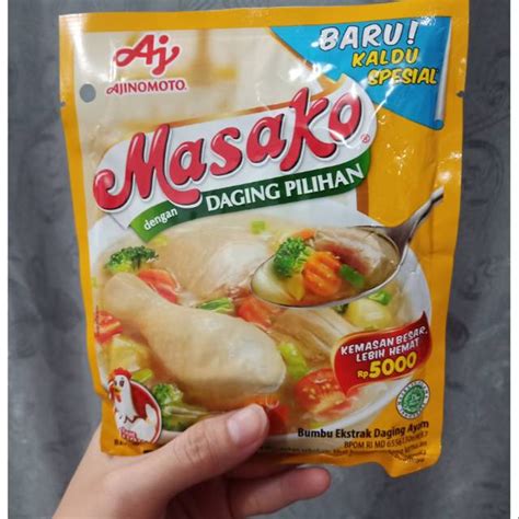 Masako Penyedap Rasa Ayam Chicken Flavoring 130 Gram Ud Jawa Berkah Makmur