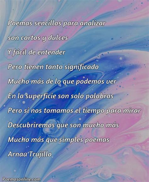 Poemas Sencillos Para Analizar Poemas Online