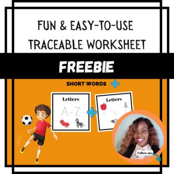 Fun & Easy To Trace Worksheet || Trace, Write Printable - FREEBIE!