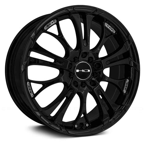 HD WHEELS SPINOUT Wheels Gloss Black Rims