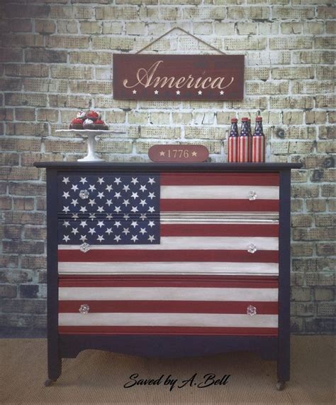 American flag dresser/patriotic furniture/Americana dresser | Holiday decor, Decor, Holiday