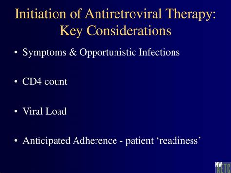 Ppt Initiation Of Antiretroviral Therapy Art Powerpoint