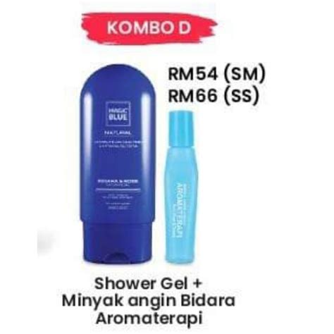 🔥🔥hot🔥🔥deodorantshower Gel Pomade By Magic Blue Shopee Malaysia