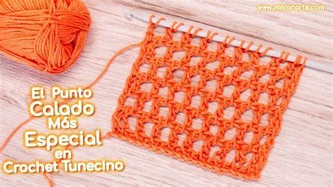 C Mo Tejer El Punto Tunecino Calado Malla De Crochet Tunecino Patronarte