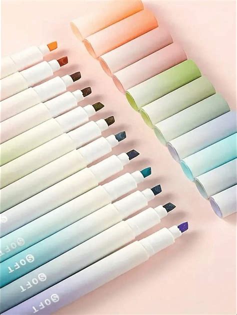 Pcs Morandi Color Highlighter Marker Pen For Note Taking Drawing