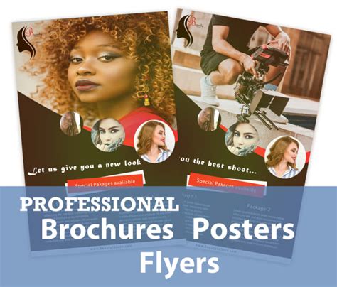 Design Professional Brochures Flyer And Poster By Marketer Amir Fiverr