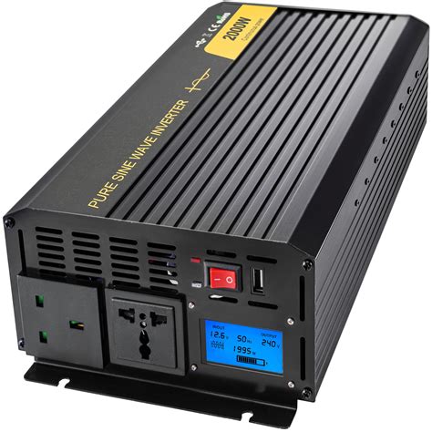 Vevor Pure Sine Wave Inverter Watt Power Inverter Dc V To Ac