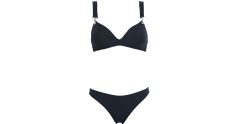 Emporio Armani Bikini In Blue Lyst Uk