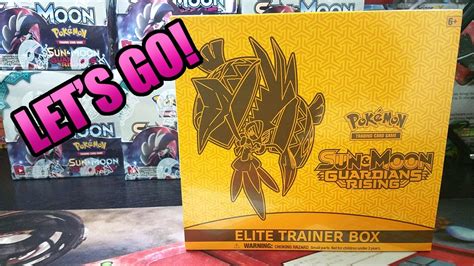 Let S Open The New Guardians Rising Elite Trainer Box Pokemon