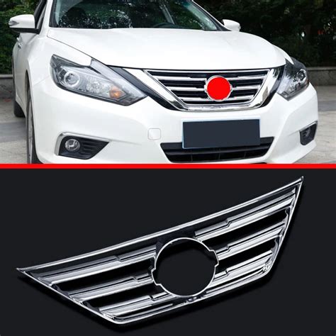 Abs Chrome Front Grille Cover Trim For Nissan Altima In