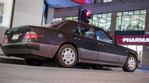 Mercedes Benz 500e Spotted On The Street Classic W124 Stealth Fighter