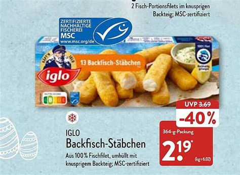 Iglo Backfisch St Bchen Angebot Bei Aldi Nord Prospekte De