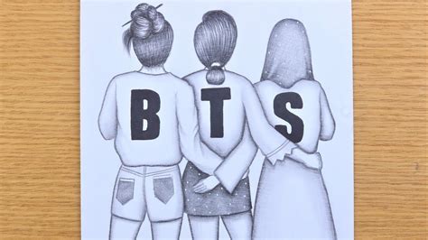 The Beginner S Guide To Draw BTS Girl Drawing BTS Army Best Friend