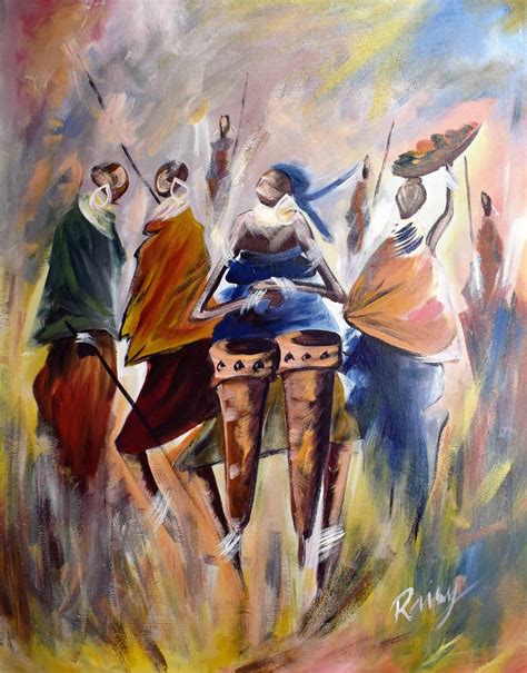 The Cave Paintings - TingaTinga African Art