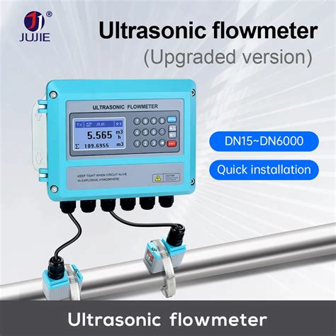 Digital Ultrasonic Liquid Flow Meter Portable Ultrasonic Flowmeter