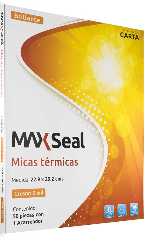 Mica T Rmica Max Seal Carta Mil Pzs X Cm Amazon Mx