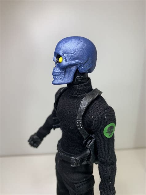 Mezco One12 Collective Black Skulls Death Brigade Custom Head Skull