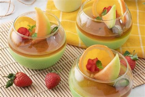 Resep Puding Melon Karamel Lembut Dan Manisnya Bikin Nagih