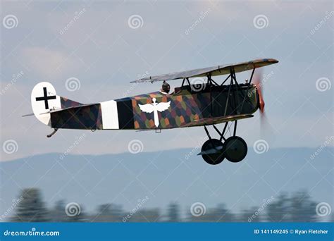 Aviones De Combate De La Primera Guerra Mundial De Fokker D Vii Se Xvo Imagen Editorial Imagen