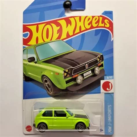 New Hot Wheels Honda Civic Custom Green No Hkg Long Card Genuine Picclick Au