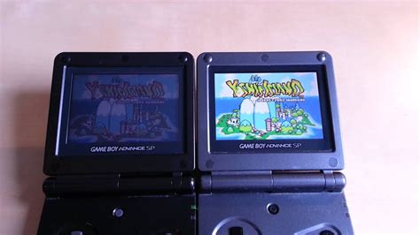 GBA SP AGS 001 Vs AGS 101 YouTube