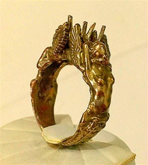 Nouveau Nude Winged Angel Man Woman Couple Figural French Moi Toi Love Engagement Bridal Wedding