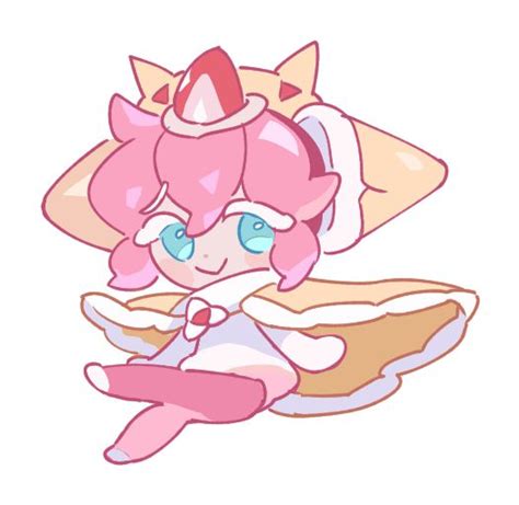 On Twitter Cookie Run Character Design Strawberry Crepes