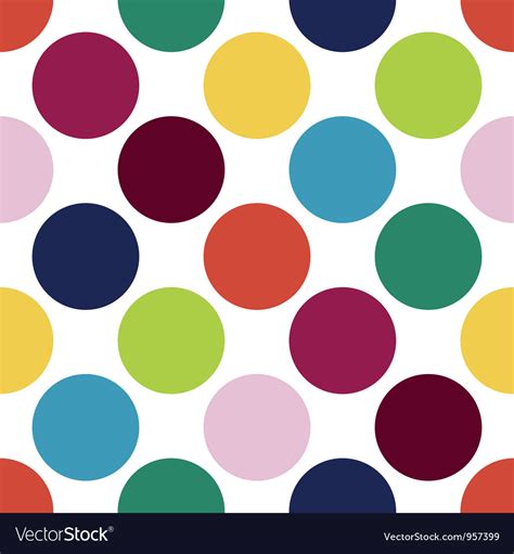 Retro Polka Dot Pattern Royalty Free Vector Image