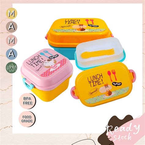 Kids Lunch Box Double Layers Food Bento lunch Box student Food Storage