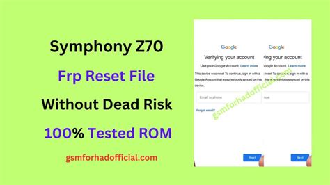 Symphony Z70 Frp Remove File Without Box