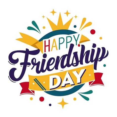 Premium Vector Happy Friendship Day Greeting Vector Illustration